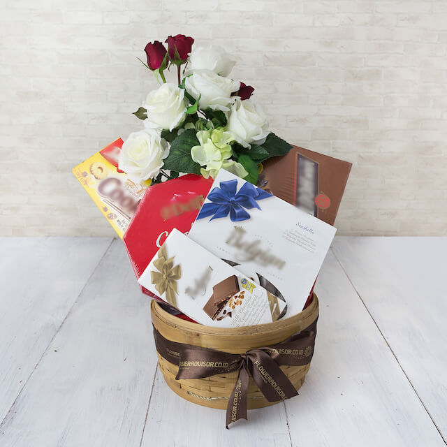 Radiant Blissful Basket - Flowers Basket