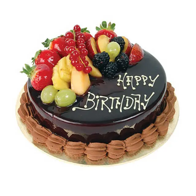 Chocolate Fruit Cake - Birthday