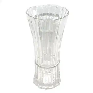 A glass vase