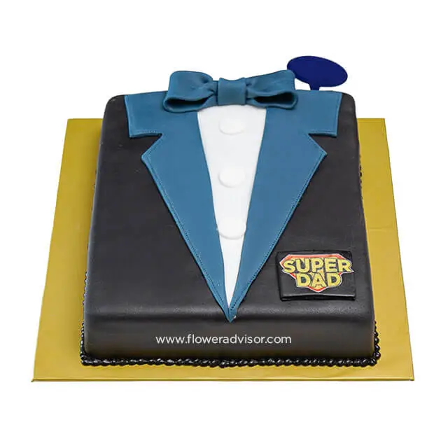 Super Dad Suit Chocolate Cake