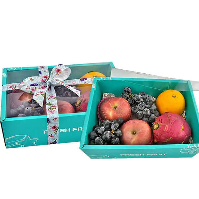 Fruitful Celebration: Assorted Fresh Fruits in Elegant Gift Box