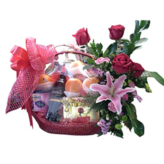 Bee Fruitful - Wine Gifts Basket